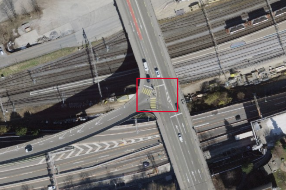 Unfallort Spl&uuml;genstrasse